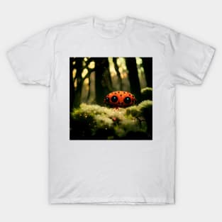 A Ladybug Baby In A Dark Forest T-Shirt